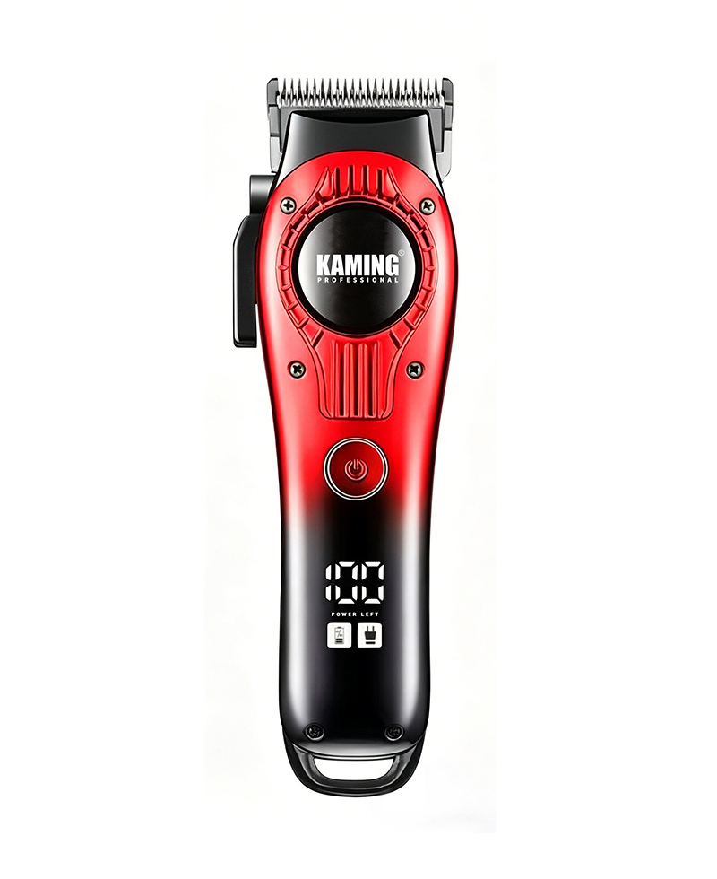 Kaming 1708 Clipper Gruaige Ciúin Leictreach, Clipper Céimnithe Gairmiúla le haghaidh Úsáid Salon le Taispeáin Digiteach