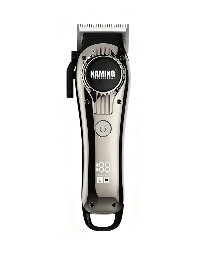 Kaming 1708 Clipper Gruaige Ciúin Leictreach, Clipper Céimnithe Gairmiúla le haghaidh Úsáid Salon le Taispeáin Digiteach