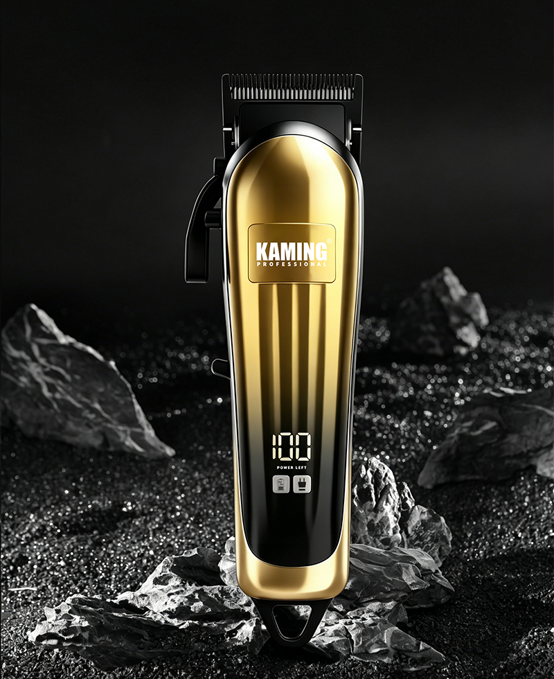 Kaming802 Baile Leictreach Gruaige Clipper Taper Gairmiúla Trimmer Ardchaighdeáin Clipper Leictreach Taispeáin Digiteach