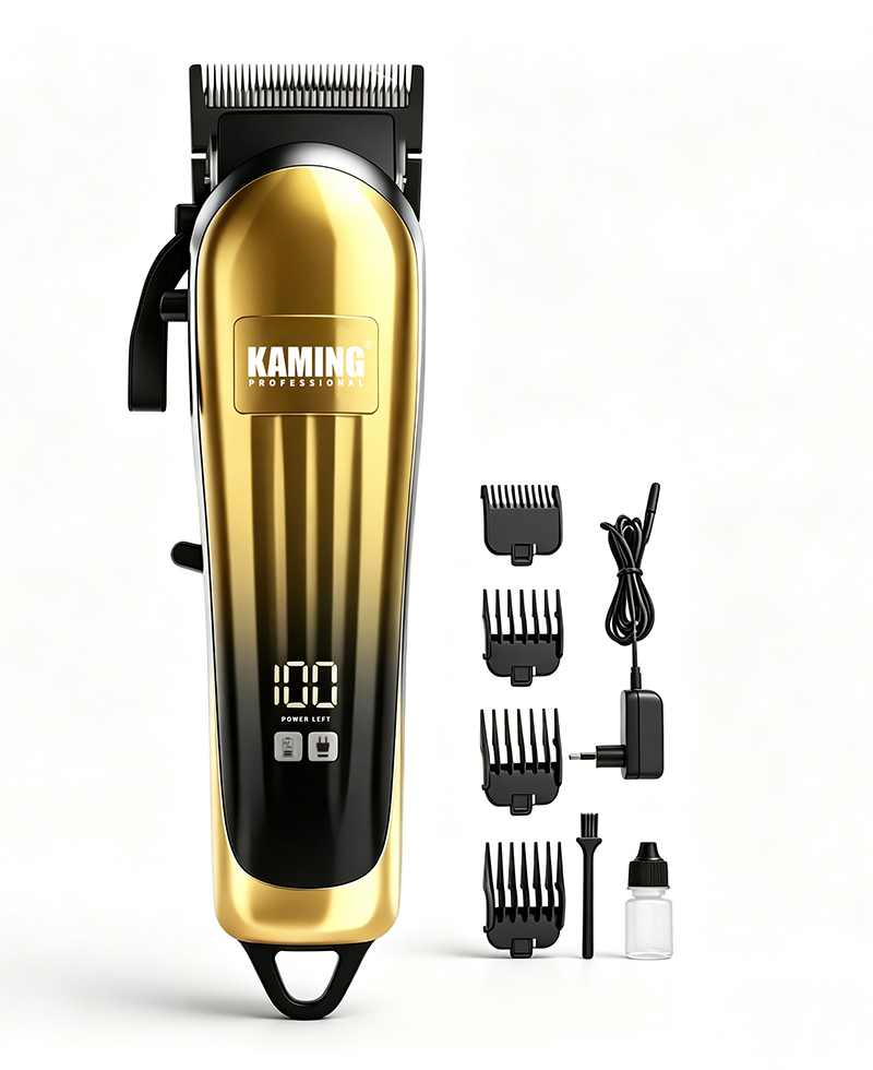 Kaming802 Baile Leictreach Gruaige Clipper Taper Gairmiúla Trimmer Ardchaighdeáin Clipper Leictreach Taispeáin Digiteach