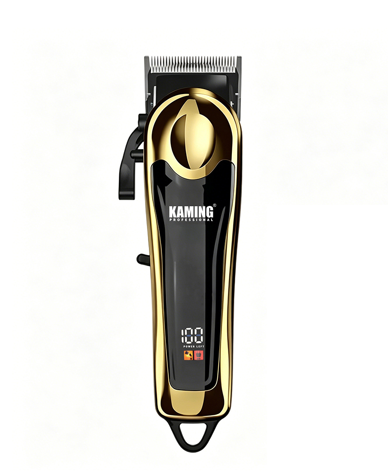 Kaming Gairmiúla Taispeántas LCD Inchoigeartaithe Céimnithe Clipper Gruaige le haghaidh Salons