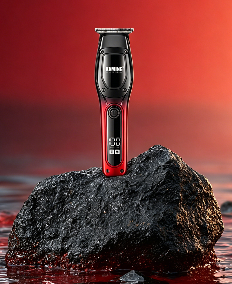 Kaming1711 Clipper Gruaige Leictreach Nua d'Fhir Taispeántas Digiteach Bearna Zero 7000 RPM Mionsonraí Trimmer Trádáil Trasteorann