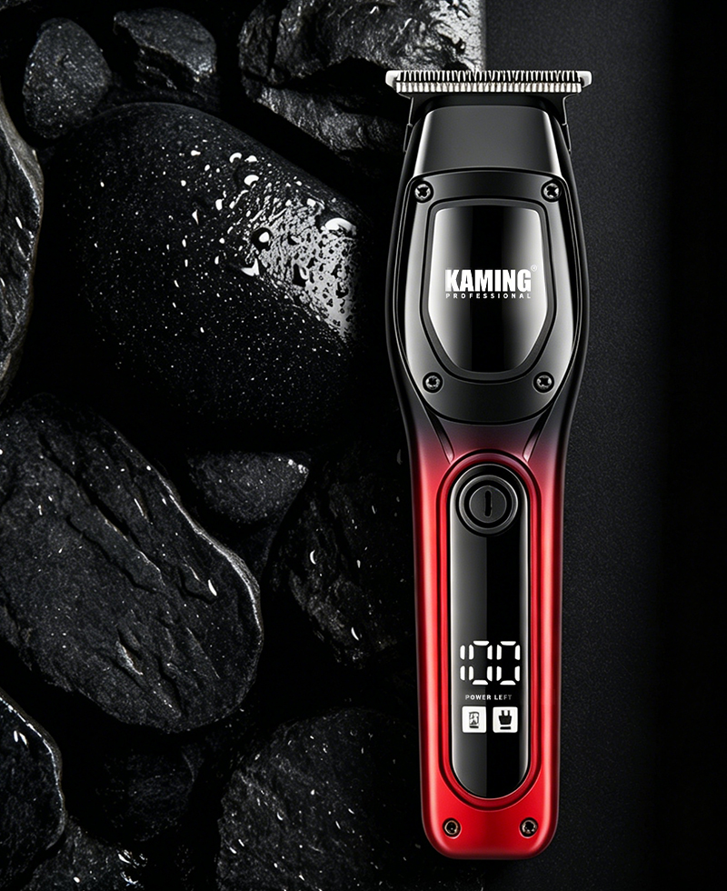 Kaming1711 Clipper Gruaige Leictreach Nua d'Fhir Taispeántas Digiteach Bearna Zero 7000 RPM Mionsonraí Trimmer Trádáil Trasteorann